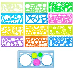 Spirograph Art Stencil Set - Creative Drawing & Painting Toy (13pcs)