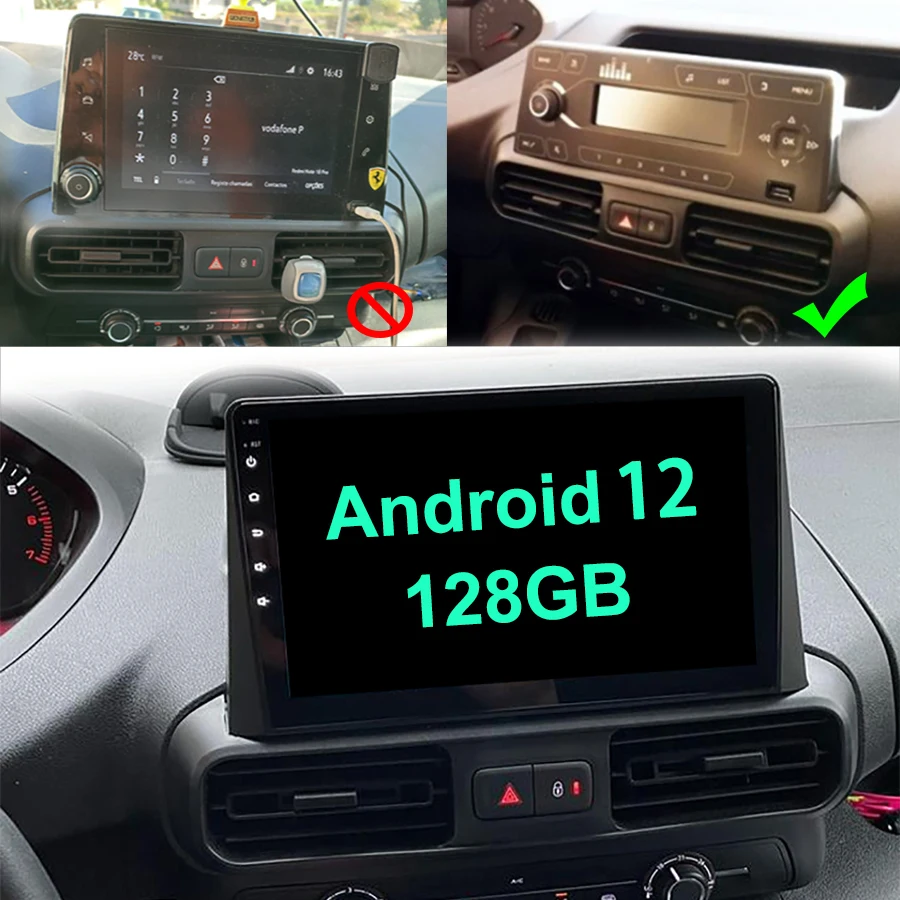 Touchscreen Car Autoradio Multimedia Video Player For Citroen Berlingo  2008-2019 Android 11 All In One Navigation Gps 8gb+128gb - Car Multimedia  Player - AliExpress