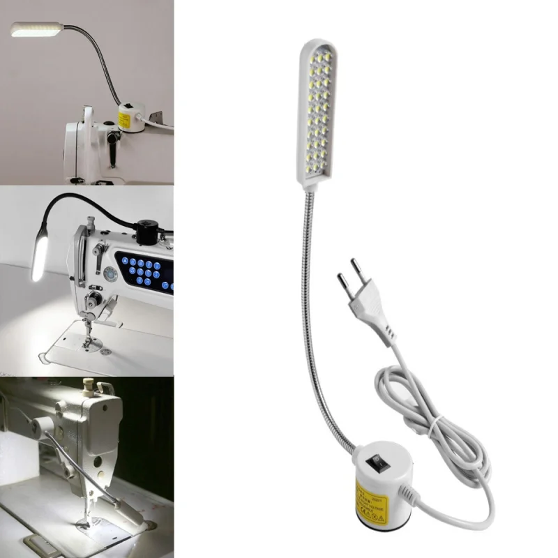 

2023NEW LED Sewing Machine Lamp 360 Flexible Adjustable Gooseneck Work Lamp Industrial Lights with Magnetic Base for Workbench