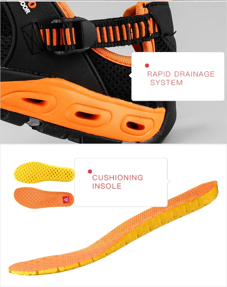 HUMTTO Sommer Waten Wanderschuhe für Männer Outdoor Mann Turnschuhe Atmungsaktiv Schnell Trocknend Sport Trekking Strand Barfuß Herren Schuhe – Detail 21