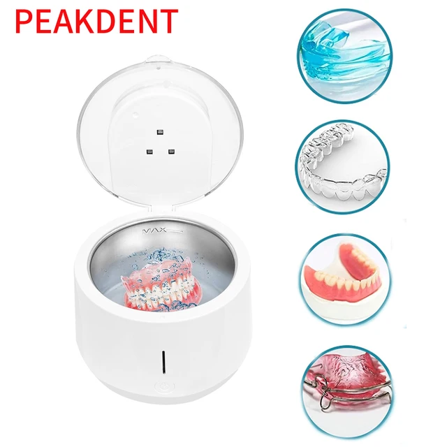 Household Ultrasonic UV Cleaner Dental Assistant Denture Bath Cleaning Kit For Braces Deep Cleaning Rechargeable Cleaner 1