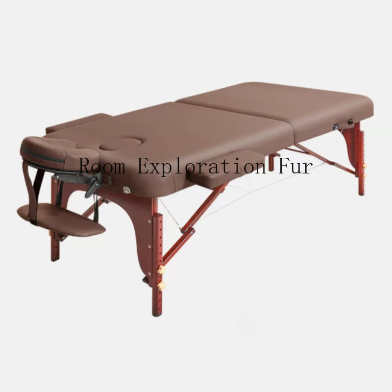 Wooden Portable Massage Bed Face Bathroom Comfort Speciality Massage Table Knead Sleep Lettino Estetista Salon Furniture RR50MB