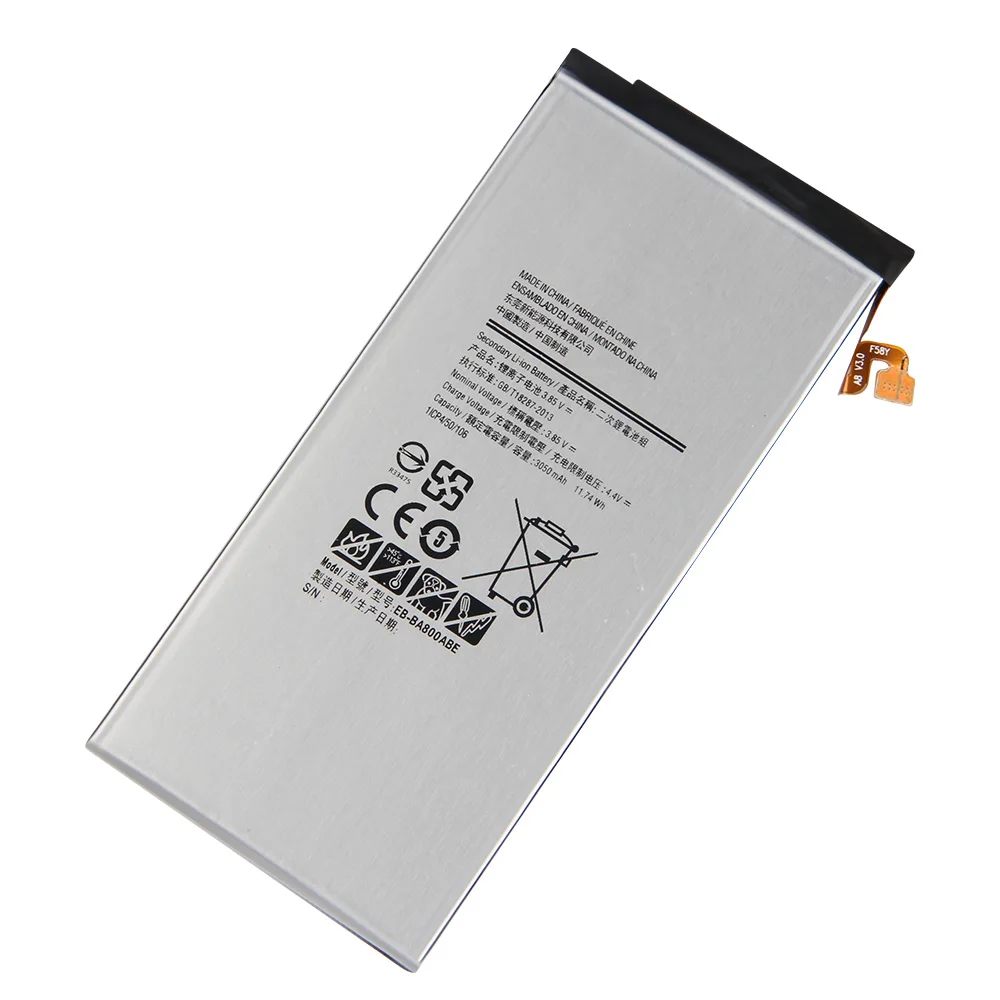 Replacement Battery For Samsung Galaxy A8 A8000 A800yz A800f A800s  Rechargeable Phone Battery Eb-ba800abe 3050mah - Mobile Phone Batteries -  AliExpress