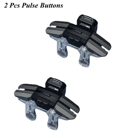 Mobile Phone Gaming Trigger 6 Fingers Button Shooter Game Joysticks Gamepad for PUBG Fire Shooting Aim Key l1r1 Controller