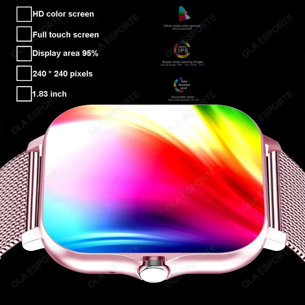 2026 New Multifunctional Smart Watch Men & Women Bluetooth Connected Phone Music Fitness Sports Bracelet Sleep Monitor watch 2