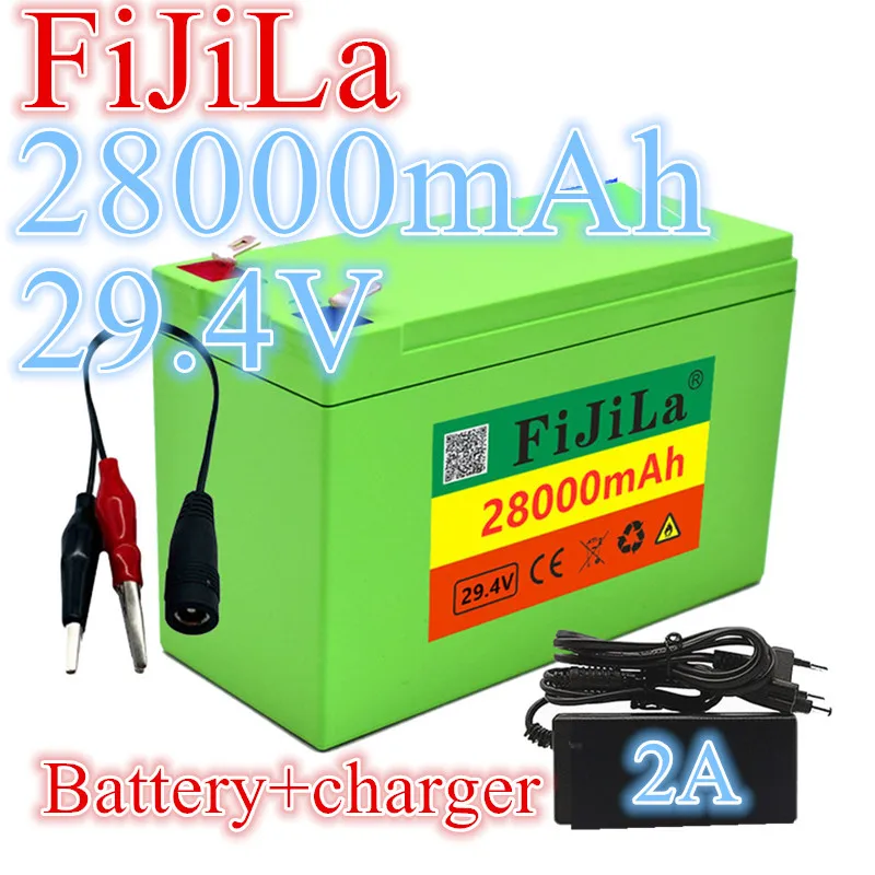 100% Neue 7 S3P 29.4V 28000Mah Hohe Kapazitasse T Batterie Al Litio/Elektrisches Fahrrad Ciclomotore/Elektro/Li Ion Batterie Mit Ladegerasse