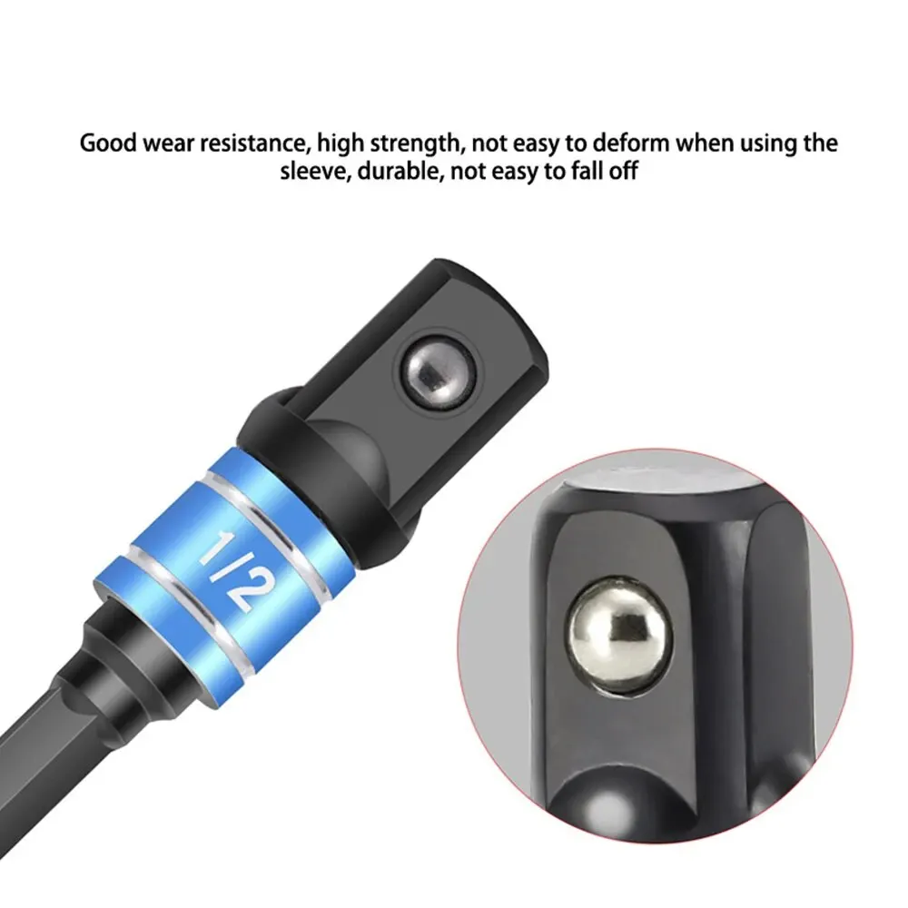 Screwdriver Bit Set 3PC 105&deg; Turning Screwdriver Joint Electric Drill Corner Socket Hexagonal Conversion Extension