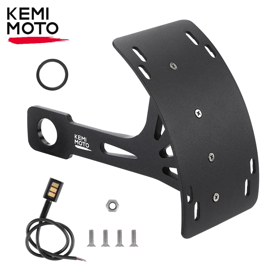 Soporte De Matrícula Enduro Extraíble De Aluminio Para Moto Cross Enduro Clic Clac Ktm Honda Husqvarna Suzuki Kawasaki Yamaha TM Sherco
