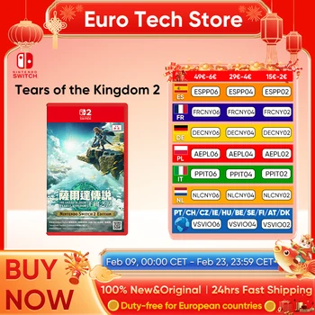 Nintendo Switch 100% Originale - The Legend of Zelda: Tears of the Kingdom 2 - Supporta Modalità TV, da Tavolo e Palmare per Switch 2