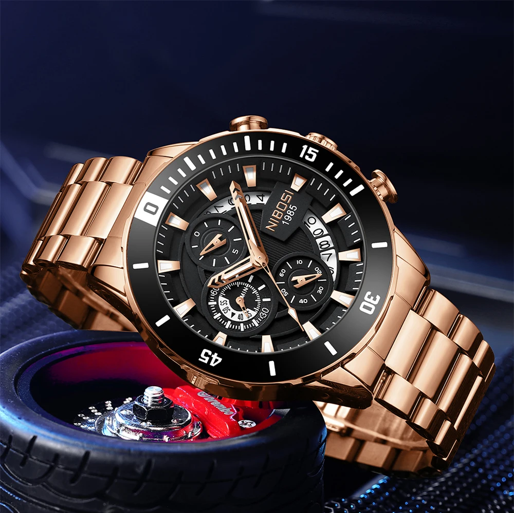 Quartz & Waterproof Watch 2592 Nibosi