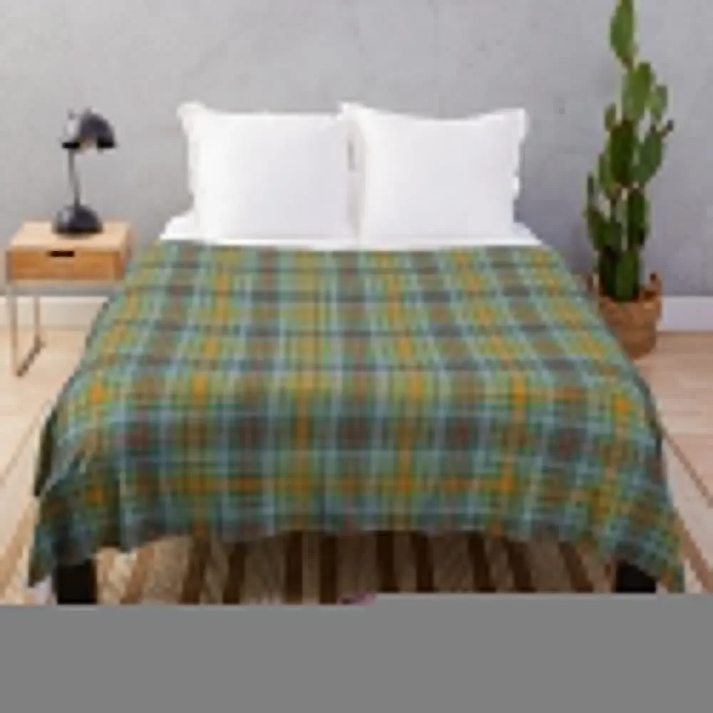 

O'Brien Tartan Pattern Colorful Irish Plaid Throw Blanket Fashion Sofas warm winter for sofa Blankets