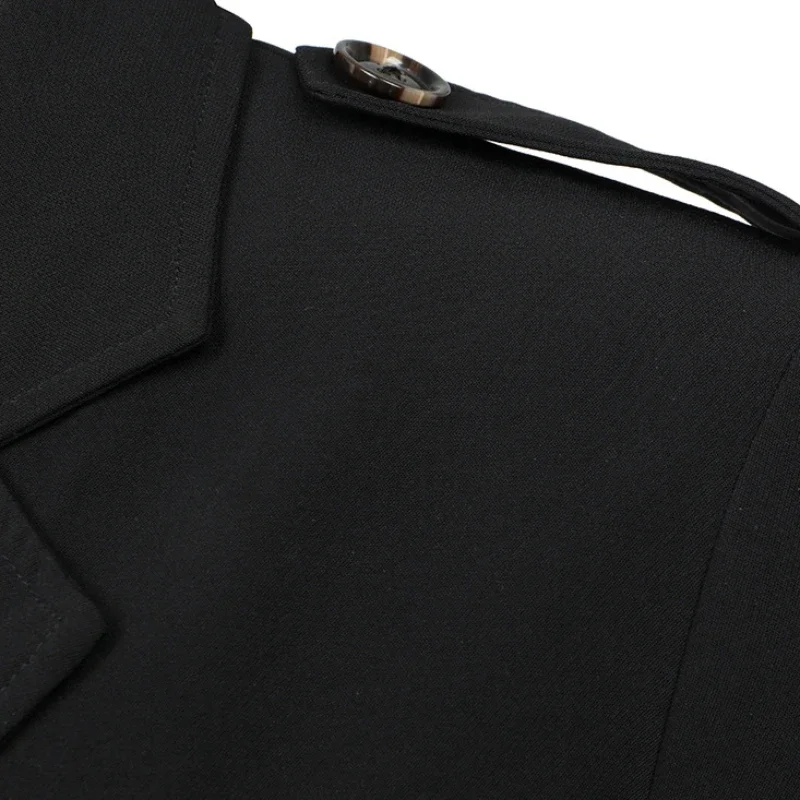 Brand Clothing Men Autumn and Winter High Quality Casual Jackets/Male Fashion Slim Fit Long Lapel Trench Coats 5XL-M