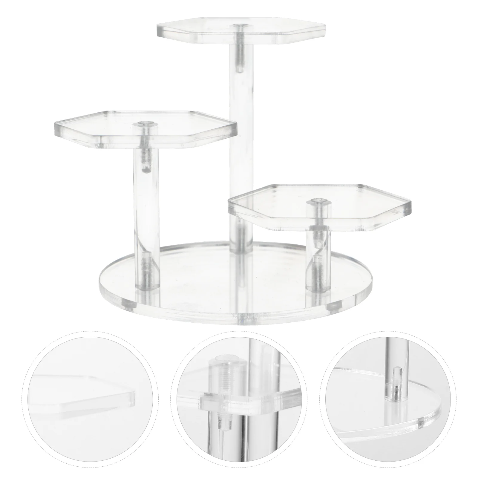 

Display Cupcake Acrylic Riser Risers Stands Clear Stand For Dessert Rack Cup Cake