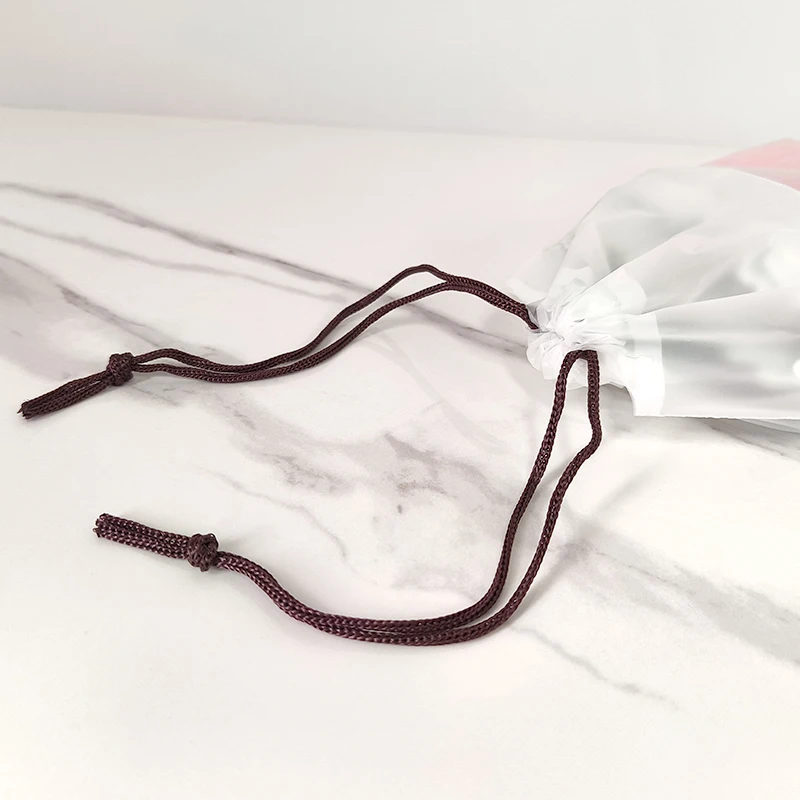 Portable storage bags 10PCS Shoe storage Drawstring Eco storage bag for sundries Travel makeup bag Waterproof transparent plastic