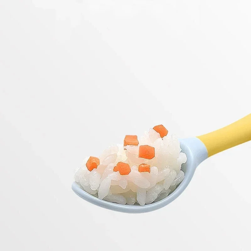 Soft Bendable Silicone Baby Spoon Fork Set, Fork Spoon Set, Silicone Cutlery Set, Baby Cutlery
