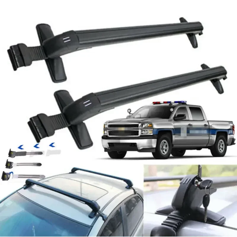 2pcs Car Universal Roof Rack Baggage Luggage Cross Bar Carrier for Honda Civic 2006-