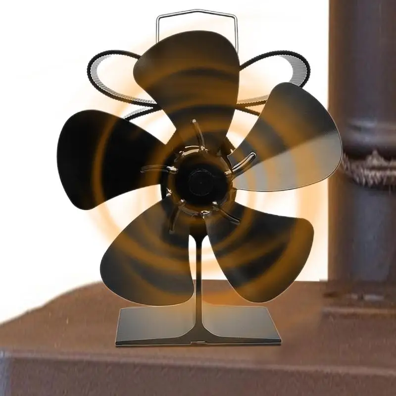 Ultra Quiet Fireplace Stove Fan Heat Powered Parts Fireplace fans for