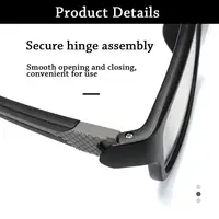 Reading Glasses Men Women Sports Anti-blue Light Reading Eyewear Black Red TR90 Frame Presbyopia Eyeglasses +100 to+400 glasses 6