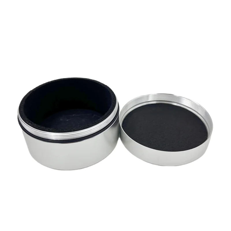 Aluminum Alloy Earphone Case Storage with Inside Sponges In Ear Monitor Container Waterproof Box Print Your