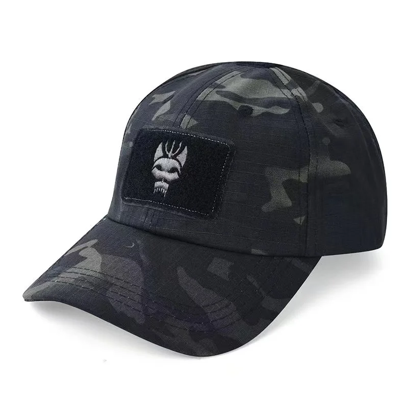Multicam Baseballkappe für Herren und Damen 'Seal Team Series' Taktische Tarnmuster Snapback Dehnbare Sportmütze – Detail 7