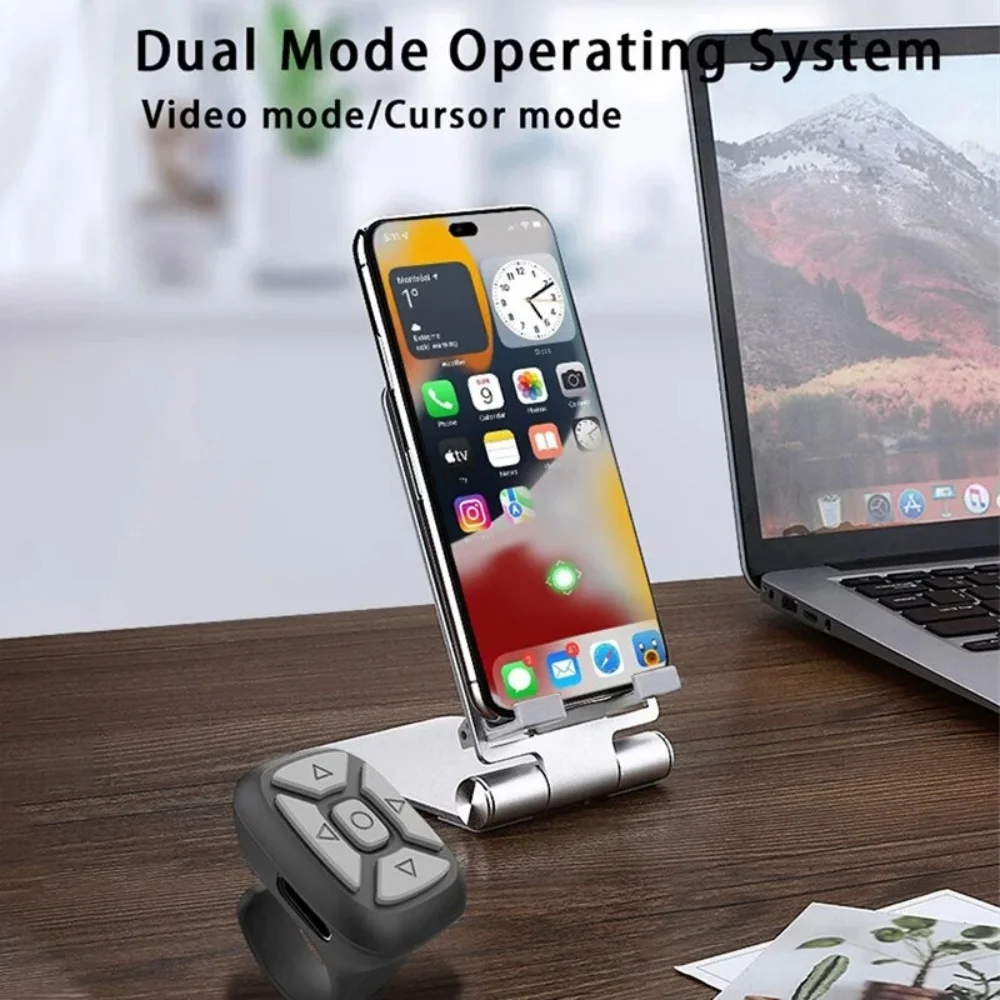 Bluetooth Remote Control  Instant Music Video Selfie Device Mobile Phone APP Control Finger Ring Lazy Wireless Remote Controls