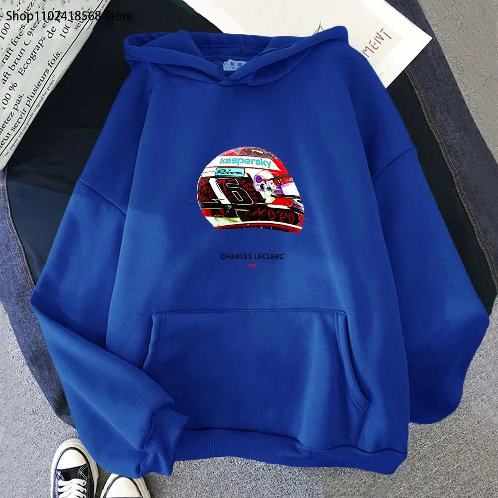 F1 Hoodie Mini Car Sweatshirts Oversized Hooded Y2k Clothes Games Cartoon Print Men Clothing Women Long Sleeve Fleece Top Male