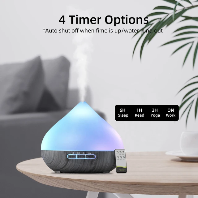 500ml Essential Oil Diffuser Set 6