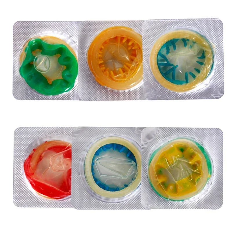 15 Pcs Men Condoms Adult Sex Products Sensation Female G-spot Vaginal Stimulation Condoms Sophora Viciifolia Spike Penis Sleeve mens sex toys