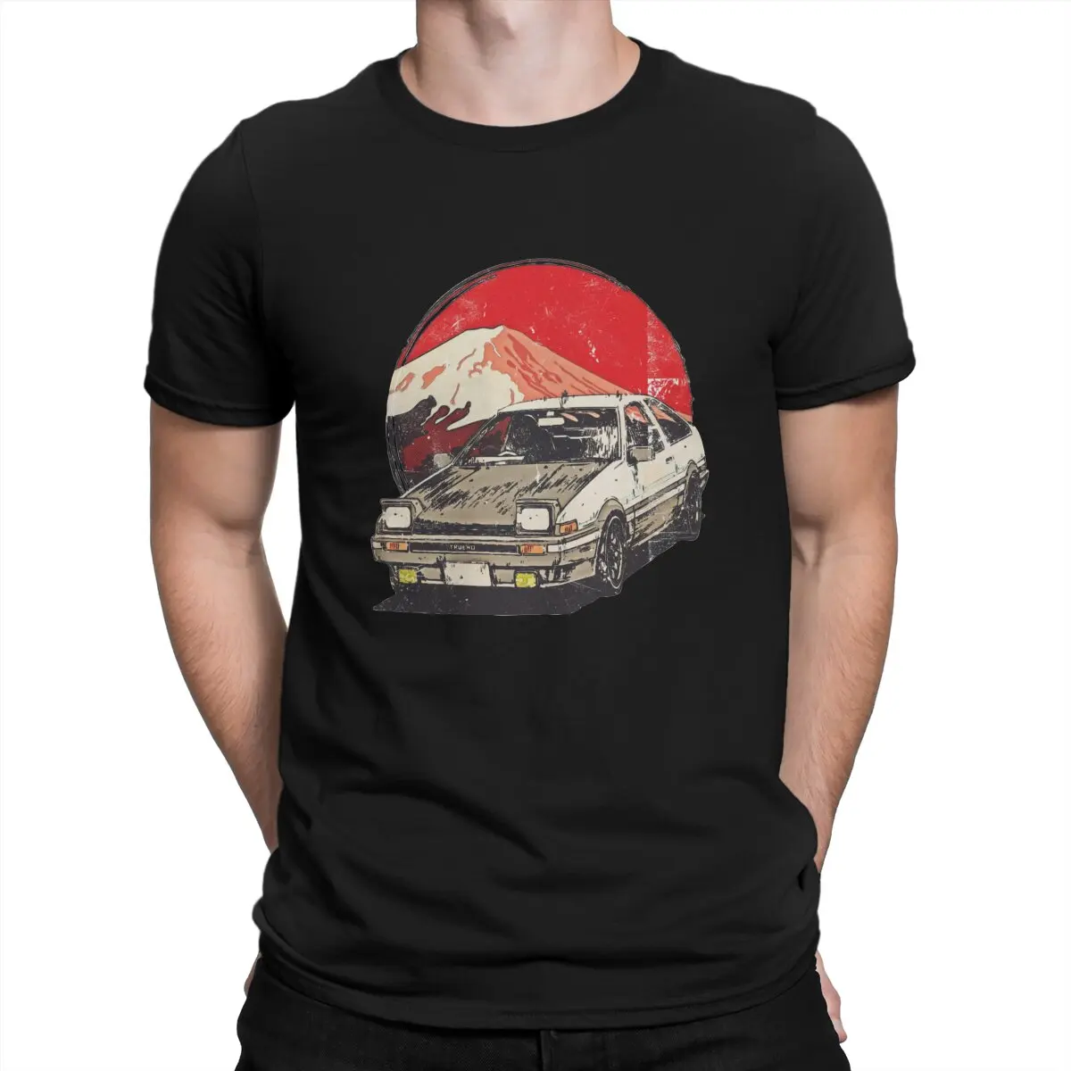 

Men Initial D Takumi AE86 T Shirts Streetwear Clothing Awesome Short Sleeve O Neck Tees Adult T-Shirts