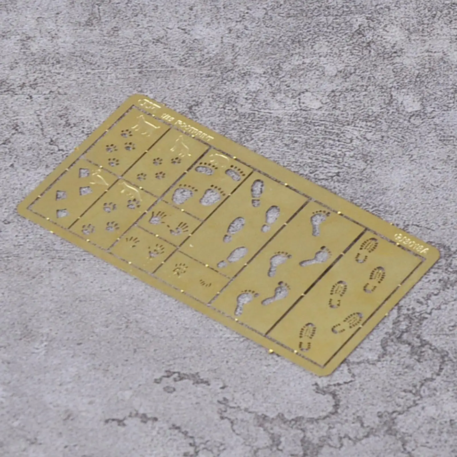 Model Painting Template Cover Paint Stencils Stenciling Plate Etching Sheet for