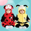0-5Y Winter Baby Girls  Boys Clothes Romper  Infant Onesie Cartoon Lovely Bee Bodysuit Cosplay Costume Zipper Jumpsuits Pajamas 1