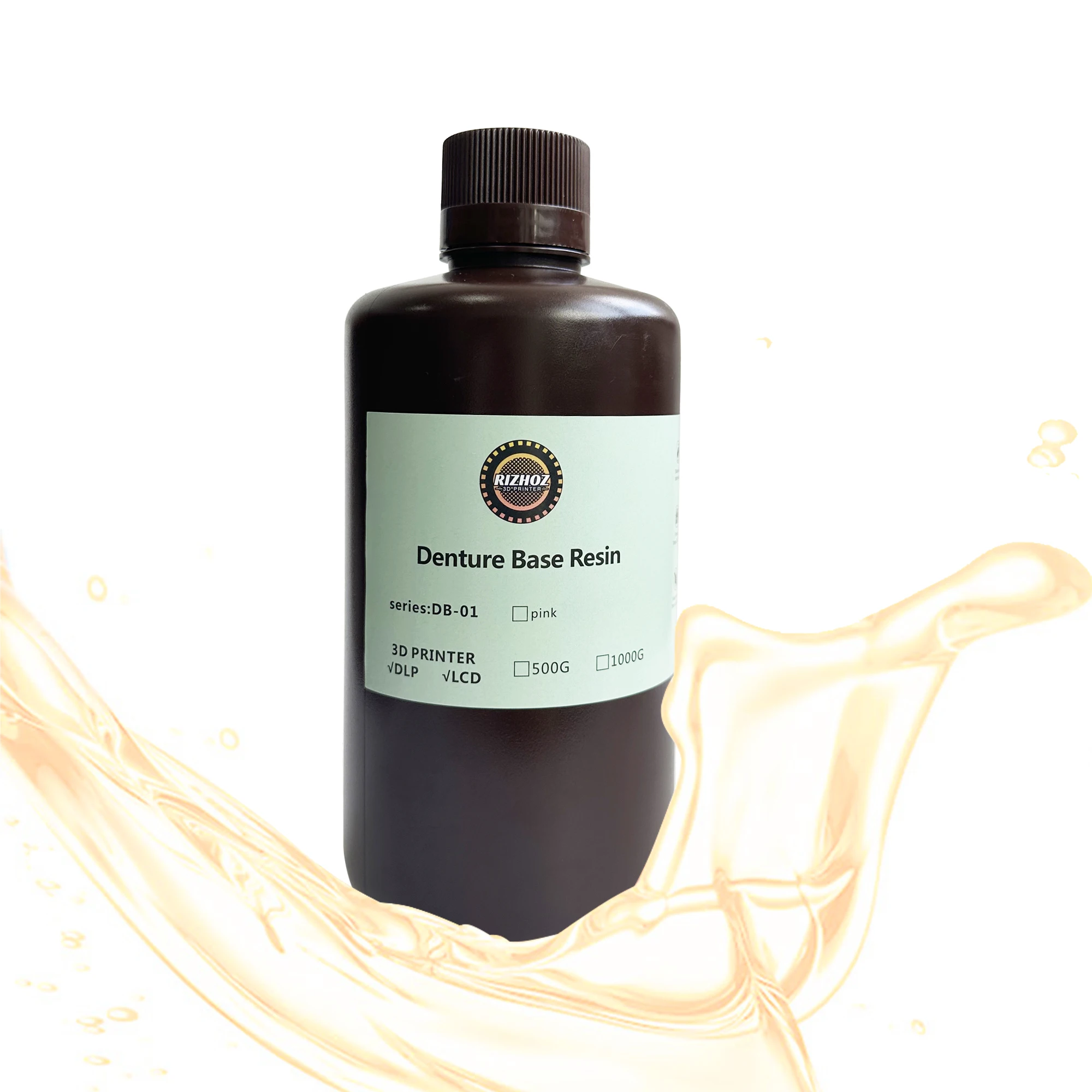 Denture Base Resin for 3D Printer Making the Foundational Part of Dentures for Support and Fit 500g,1000g