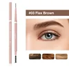 1PC Waterproof Double-Ended Eyebrow Pencil 1.5mm Ultra Fine Eyebrow Pencil Sweat-proof Long Lasting Professional Eye Makeup 3