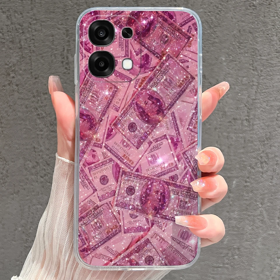 Pretty Butterfly Goldfish Drop-Resistant Lightweight Clear Bumper Case