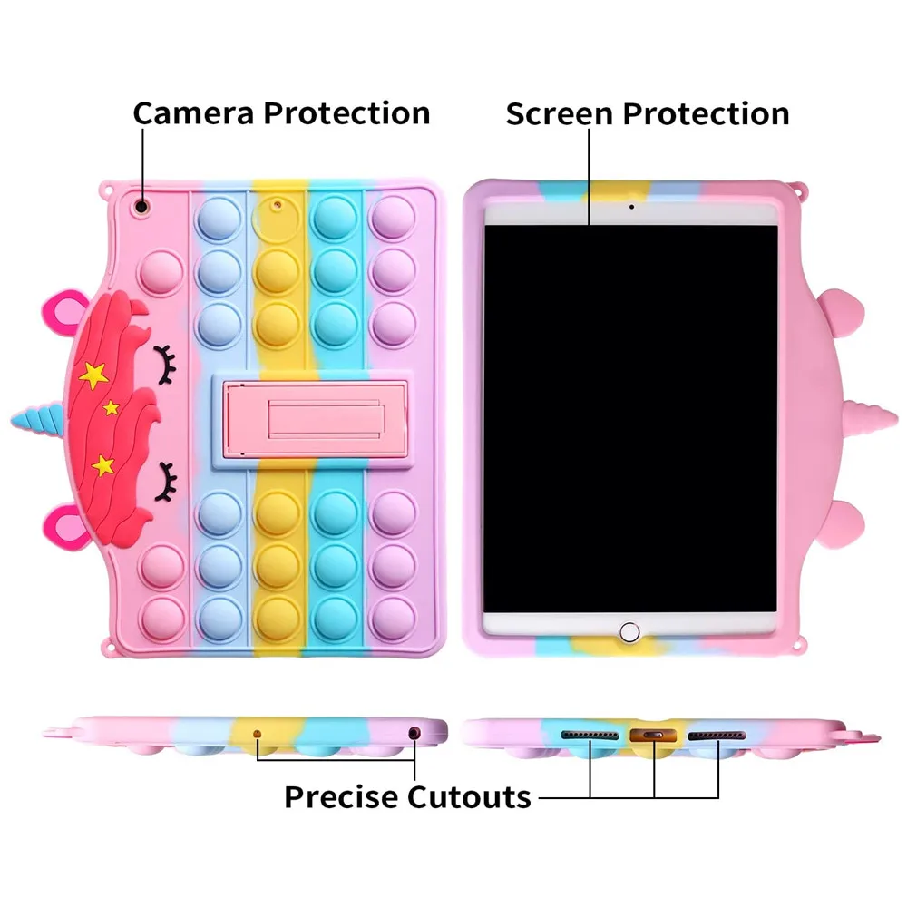 Capa para Tablet Infantil para Samsung Galaxy Tab a7 10.4 T505 a 10.1 T510 a7 Lite 8.7 T220 8.0 T290 s6 Lite s6 P610 a8 10.5 X200 - Imagem 4