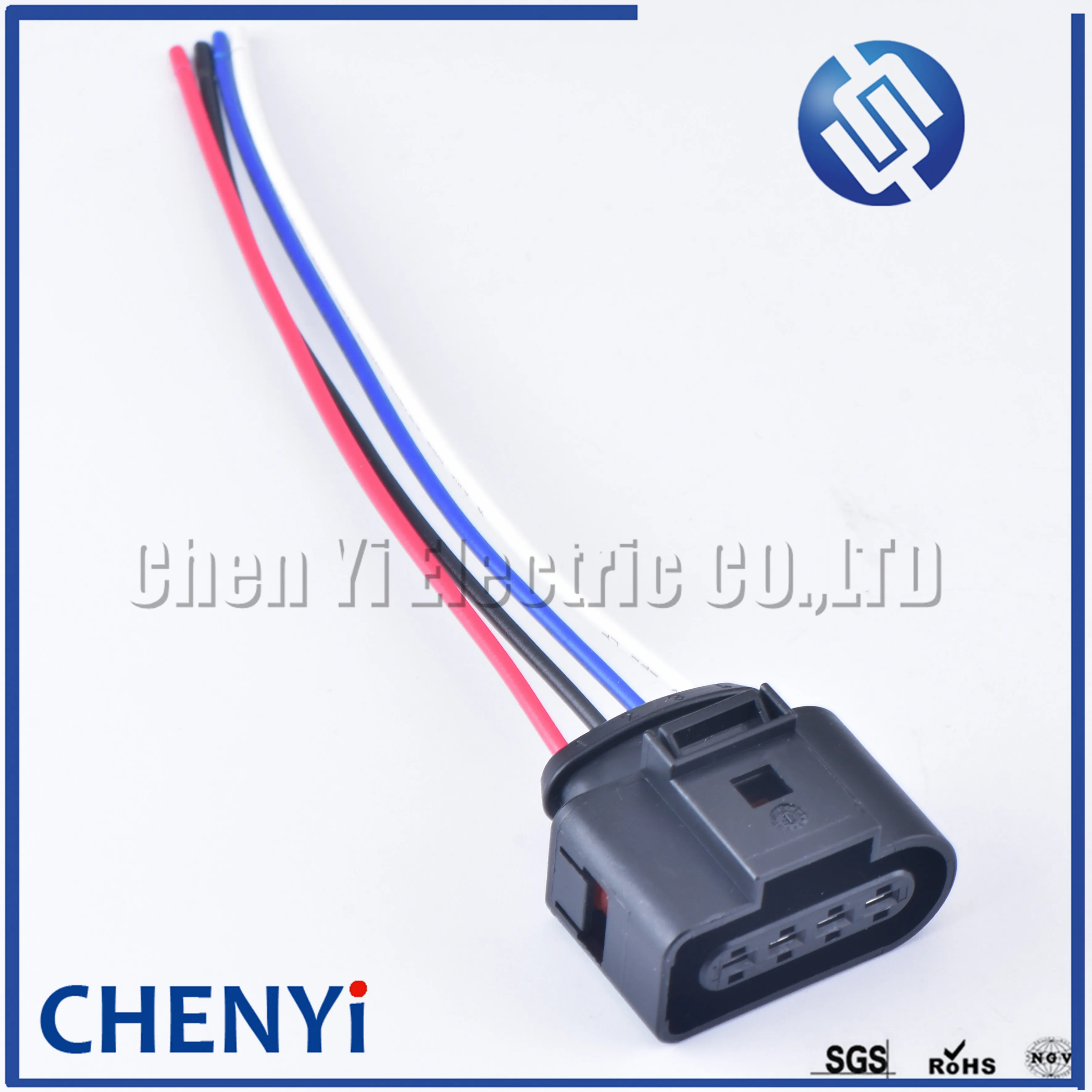 専用 4点 4-pinowe wodoodporne złącze samochodowe Wtyczka cewki