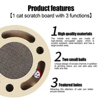 Cat Scratcher Scrapers Round Grinding Claw Toys 5