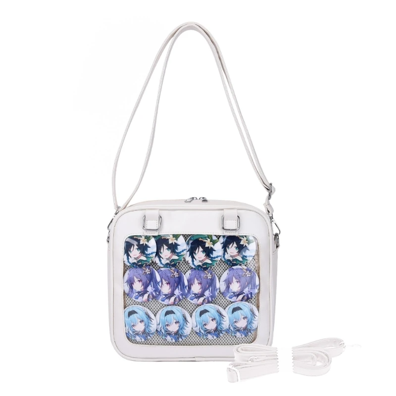 

Girls Cute Messenger Bag 3 Ways Uniform Bag Women Shoulder Bag Square Backpack