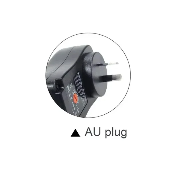 Universal Adjustable Power Adapter Charger - 30W with USB 2.1A Output for Various Voltage Settings