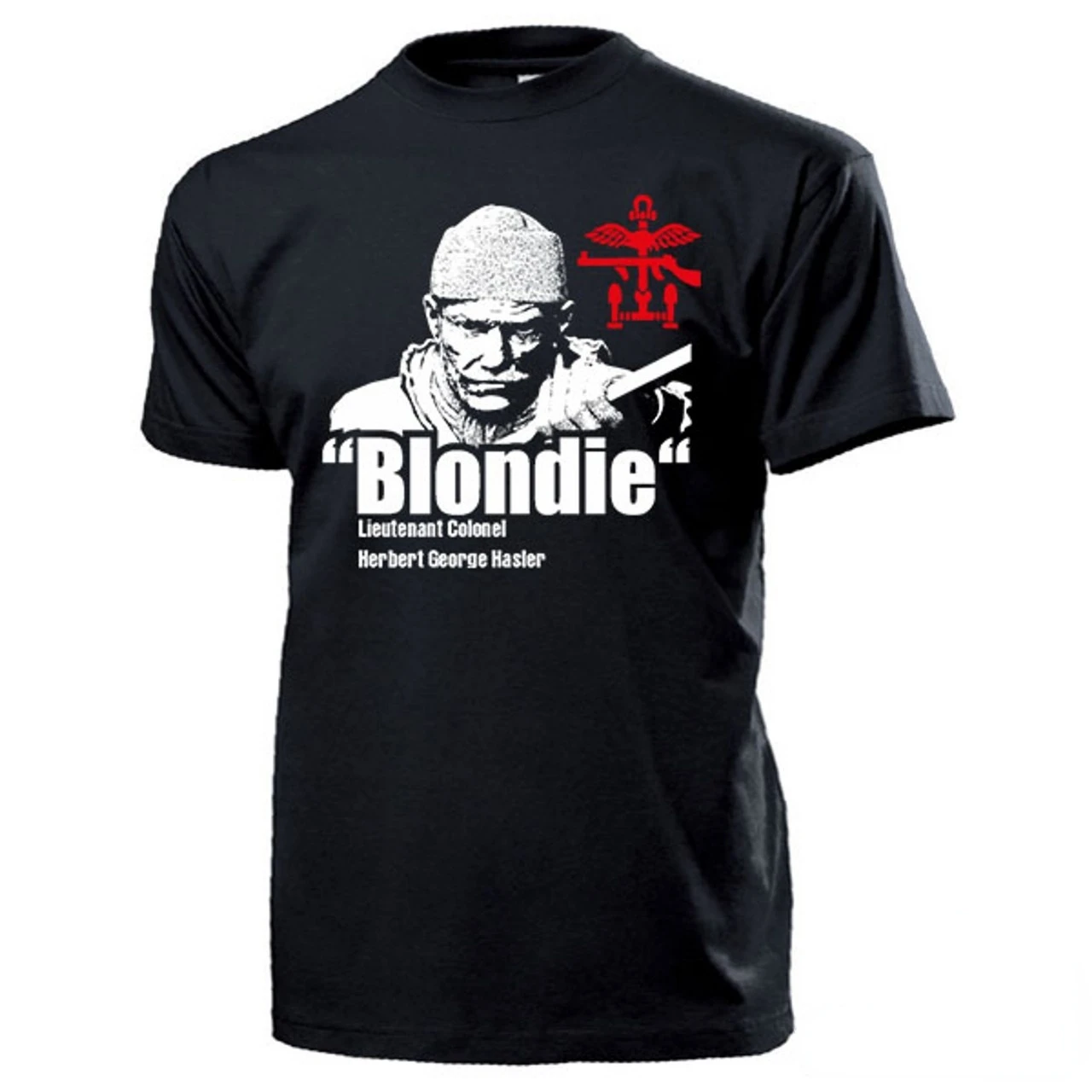 Blondie Hasler T-Shirt Del Sottotenente Del Colonello Lord George Royal Marines. Maglietta Da Uomo Con Scollo A O Manica Corta In Cotone Premium Novit