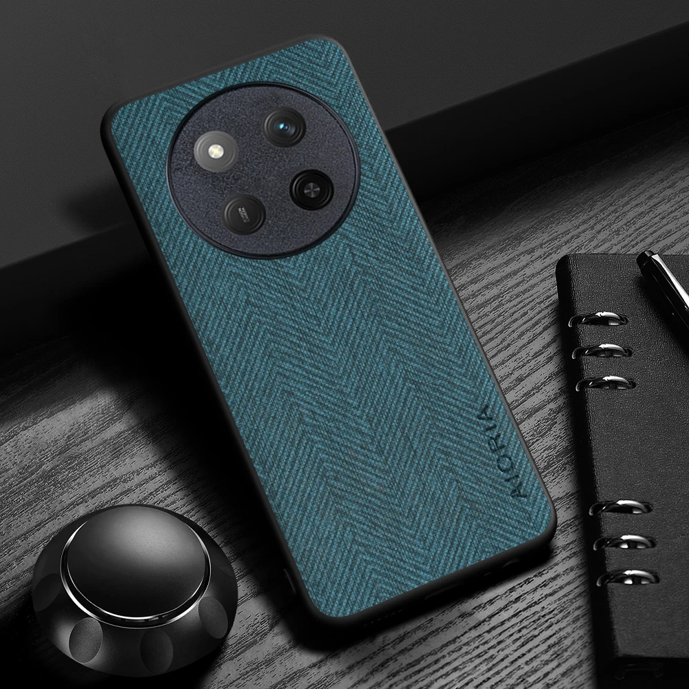 Elegant Leather Wood Grain Cover - Simple, Lightweight & Durable Case