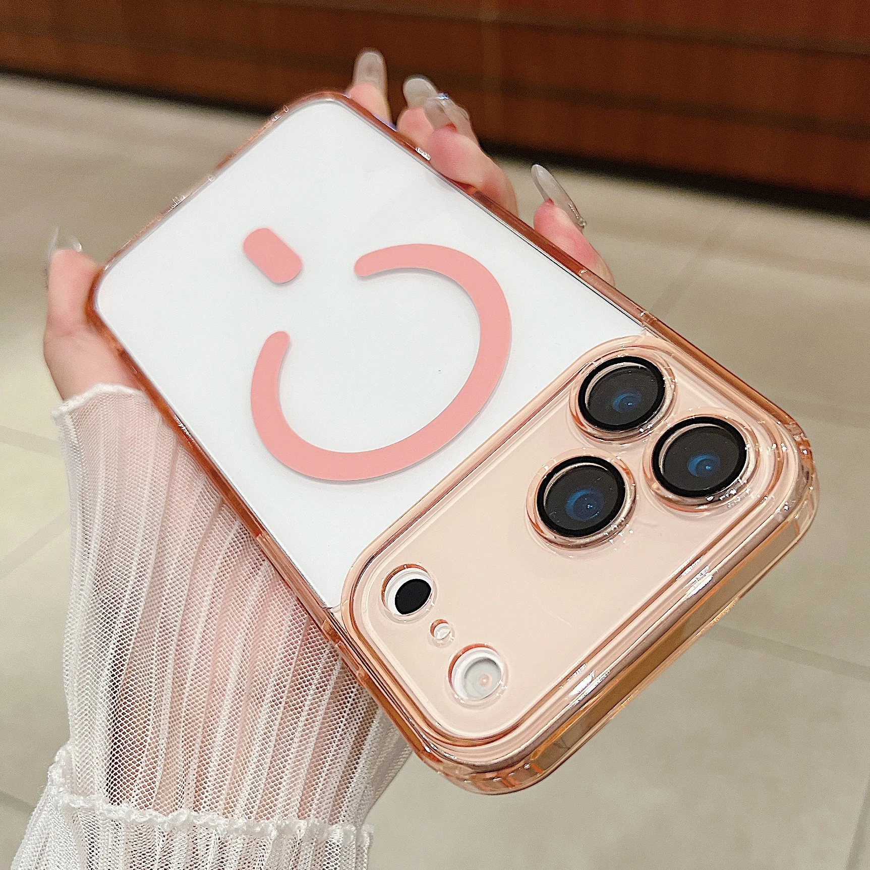 Magnetic Wireless Charging Case with Full Protection and Camera Lens Cover