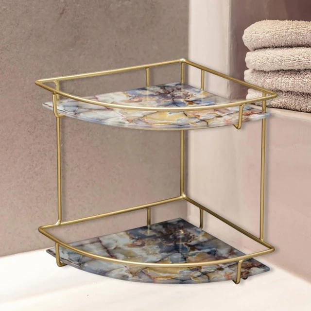 Bathroom Organizer Countertop Gold, 2 Tier Bathroom Vanity Organizer Makeup  Shelf Removable Tier Tray for Dresser,Bedroom - AliExpress