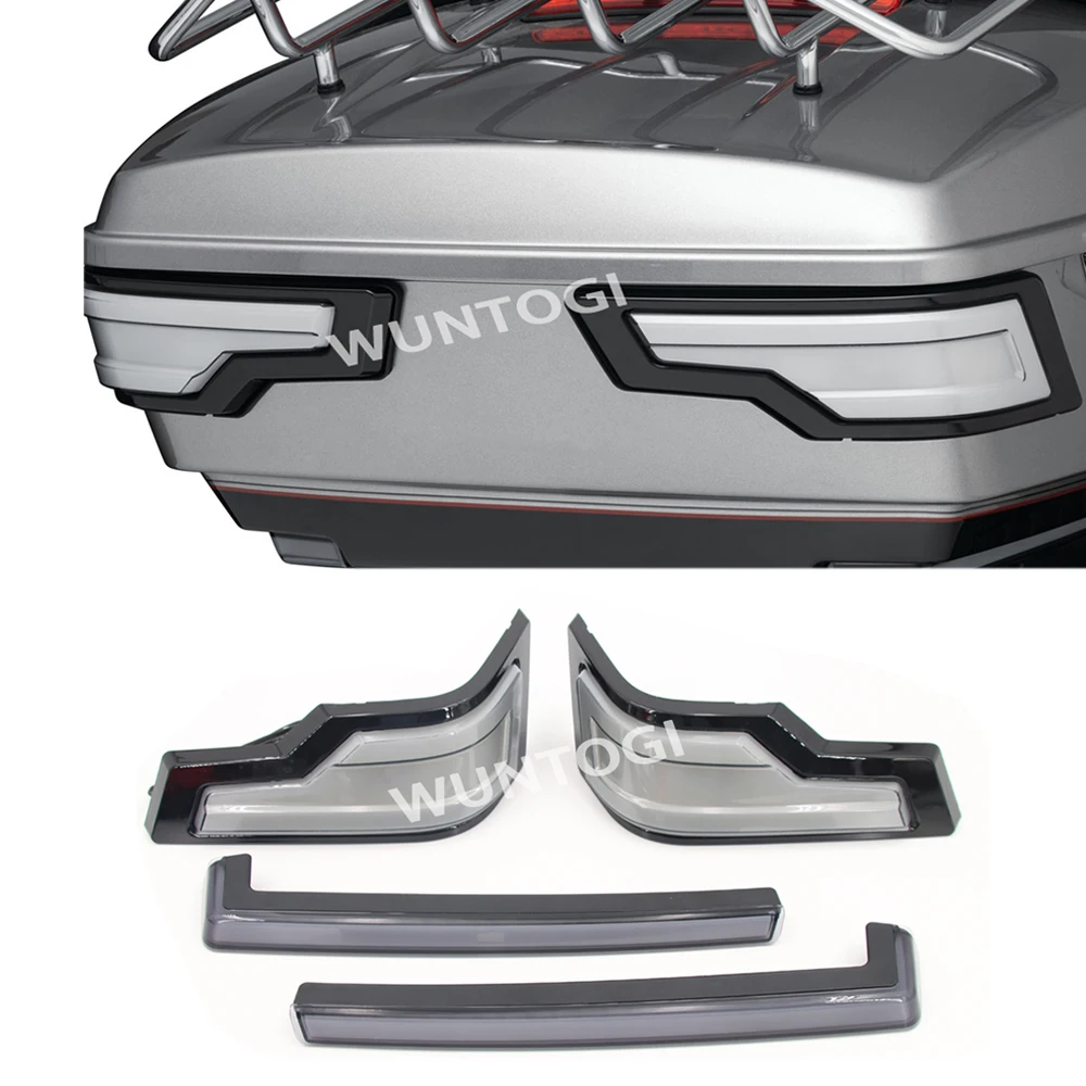 

2014-2022 For Touring Road Electra Glide Ultra Classic FLHTCU Motorcycle LED Hint Tracer Tour-Pak Lights Chrome Rear Lights