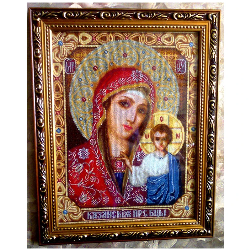 Holy Mother & Holy Son Patterns Counted Cross Stitch Set DIY 11CT 14CT 16CT Stamped DMC Cross-stitch Kit Embroidery Needlework cross stitch kit