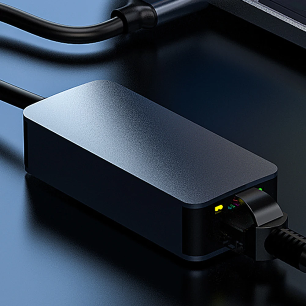 2.5G USB-이더넷 어댑터 2500Mbps USB3.0/Type-C-RJ45 변환기 MacBook Pro2016/2017/2018/2019용 고속 드라이브 무료 제공