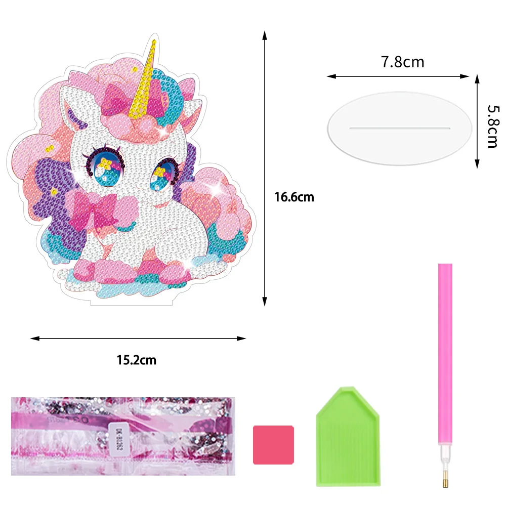 

Diamond Painting Kits Hanging Pendant Cartoon Anime Diamond Art Hanging Sign DIY Crystal Wreath Ornaments for Home Decor Gift