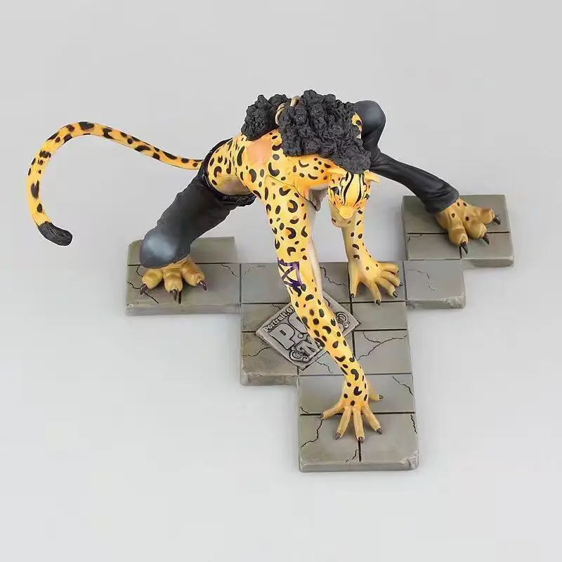 One Piece Anime Figure Rob Lucci Cheetah Morphology Action Model