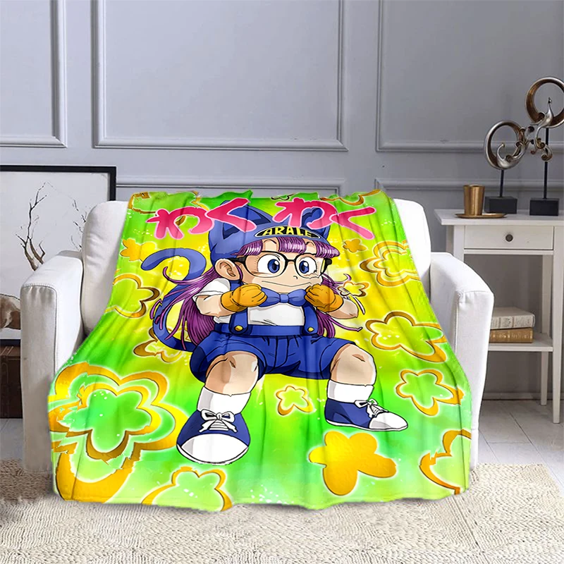 DR Slump Arale Chan Anime Printed Blanket Children's Warm Blanket