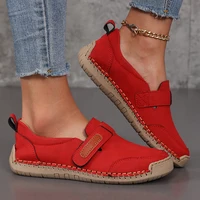 Handmade Leather Women Shoes Casual Comfortable Slip on Loafers Women Leather Shoes Moccasins Walking Shoes Summer Direct Sales - Image 6